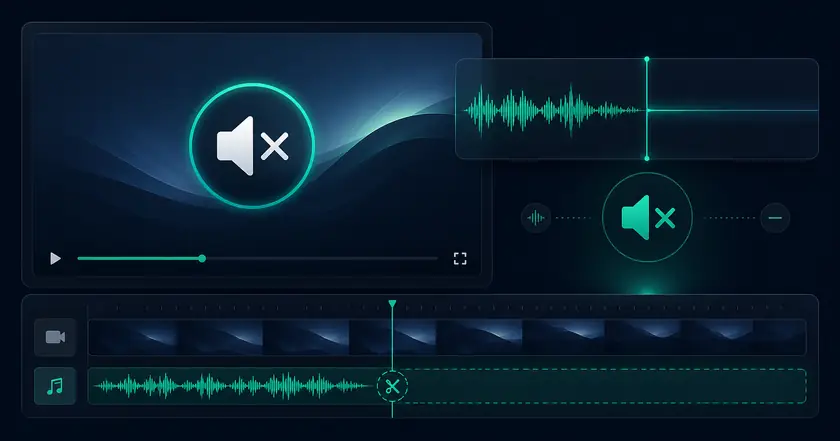 Easy Mute audio removal preview
